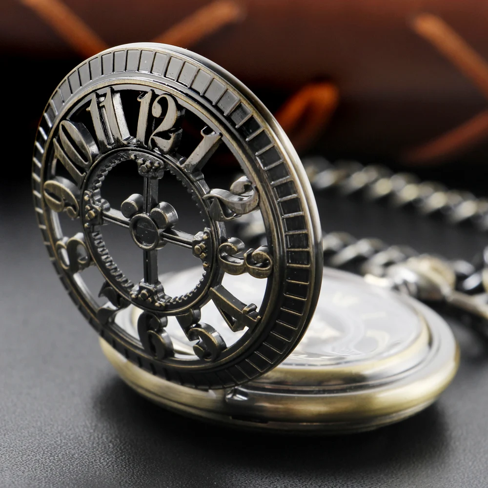 Arabic Digital Mechanical Pocket Watch High Quality Unisex Necklace Pendant Jewelry Gift for Men and Women Religio Masculino