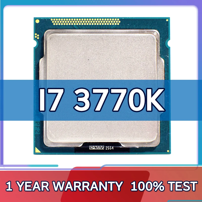 Бывший в употреблении четырехъядерный процессор i7 3770K LGA 1155 3,5 ГГц 8 Мб Кэш с HD графикой 4000 TDP 77 Вт настольный процессор