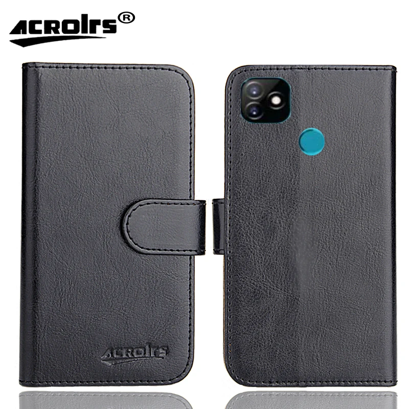 Чехол Itel Vision 1 6 цветов модный флип-кошелек слоты для карт нескользящий кожаный