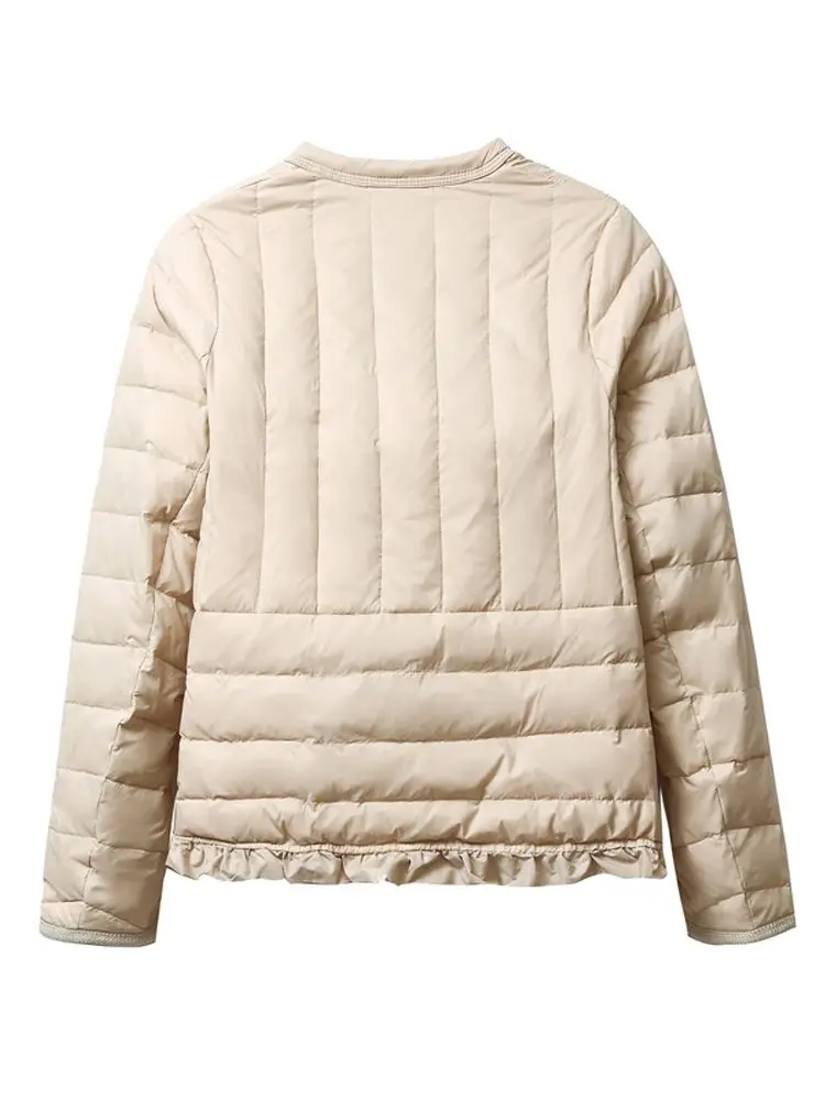 Women Down Jacket New Casual Style White Duck Down Jackets Autumn Winter Coats And Parkas Female Outwear