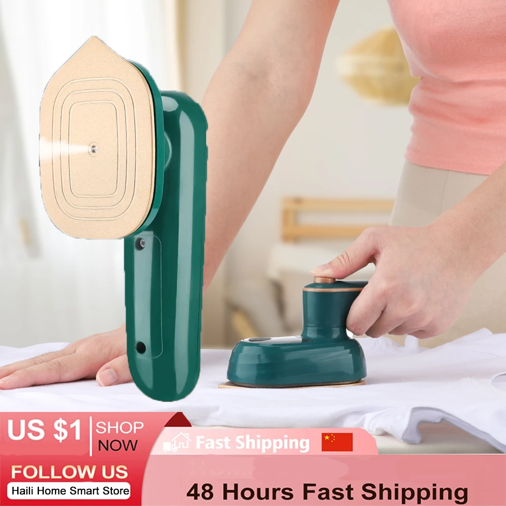 

Мини-Отпариватель для одежды, ручной Утюг, улучшенная Портативная Домашняя дорожная гладильная машина для одежды, для влажной и сухой глажк...