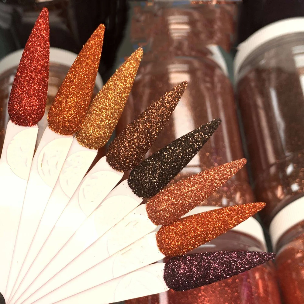 

Nail Glitter Powder Ultra Fine .008 50g Loose Glitter Holographic Glitter Pigment Laser Holo Powder Brown Nail Pigment Glitter