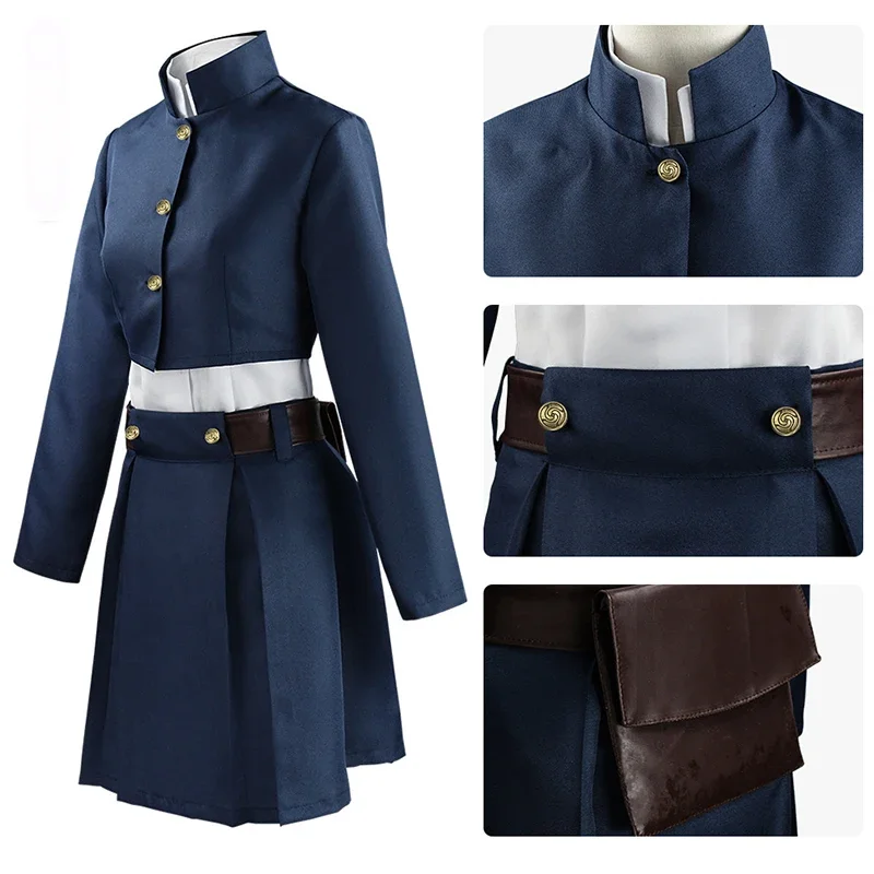 Костюм для косплея из аниме джутсу костюм с топом и брюками годжо Сатору кугисаки