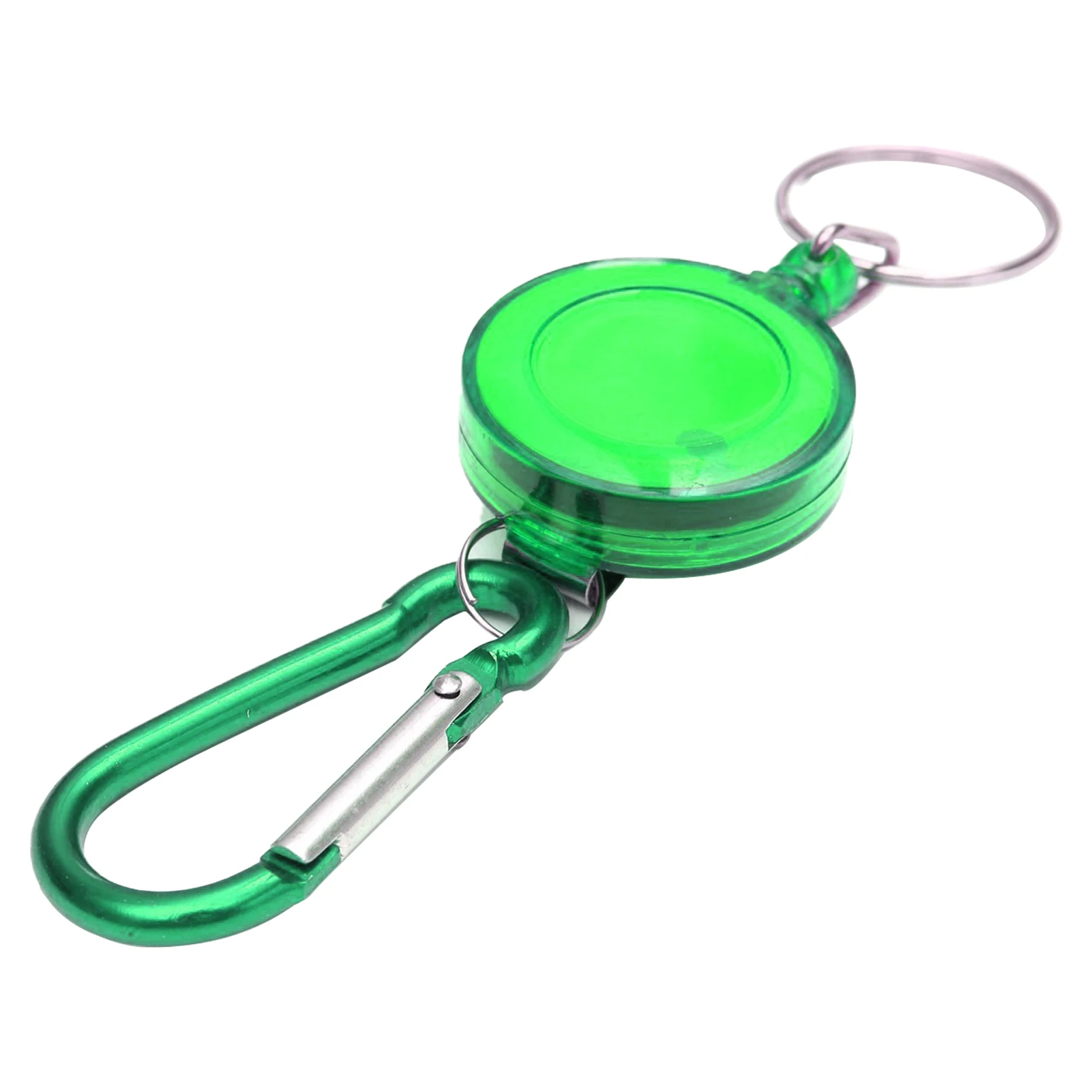 

4pcs Anti Lost Lightweight Belt Clip Hiking Climbing Carabiner Mini Portable Gift Retractable Key Chain Badge Reel Heavy Duty