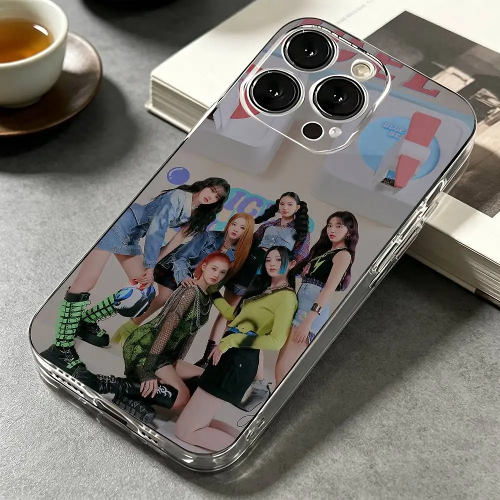 Фото Прекрасный уникальный чехол для телефона Lovely Idol S-STAYC Yoon для iPhone 17 16 15 11 12 14 13 Pro Max Mini 17E, противоударный, прозрачный №3