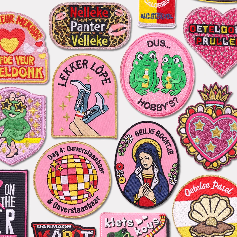 Nederland Oeteldonk Geborduurde Patches Voor Kleding Nederland Carnaval Ijzer Op Patches Voor Kleding Uniform Jassen Hoed DIY