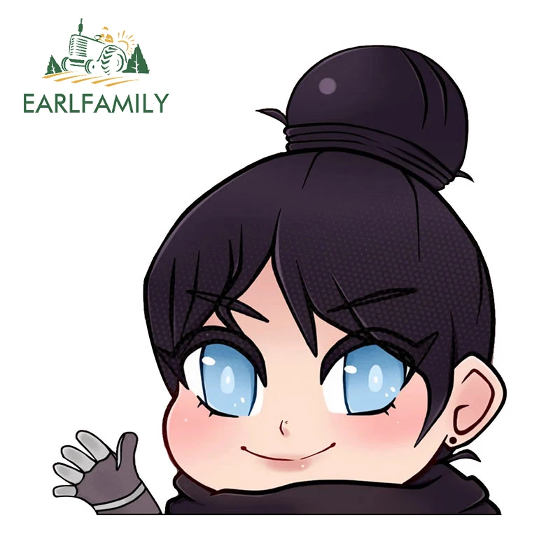 EARLFAMILY 13 см x 12 6 для Apex милые автомобильные наклейки Chibi водонепроницаемая