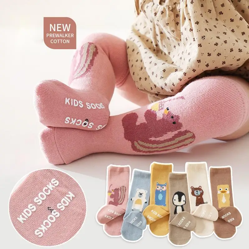 

4 пары, Детские хлопковые носки до колен