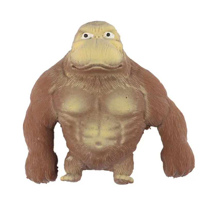 

Simulation Reduce Pressure Gorilla Toy Elastic Creative Stress Relief Vent Stretching Funny Tricky Squeeze Gifts For Friends