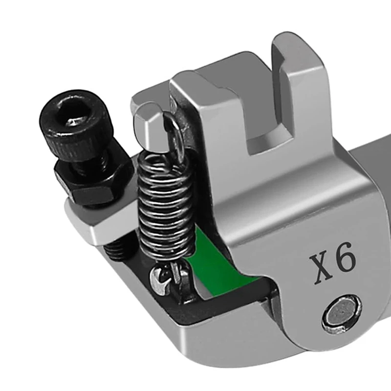 X6 Регулируемая направляющая для кромок свернутые ножки края 0 1-12 5 мм роликовая