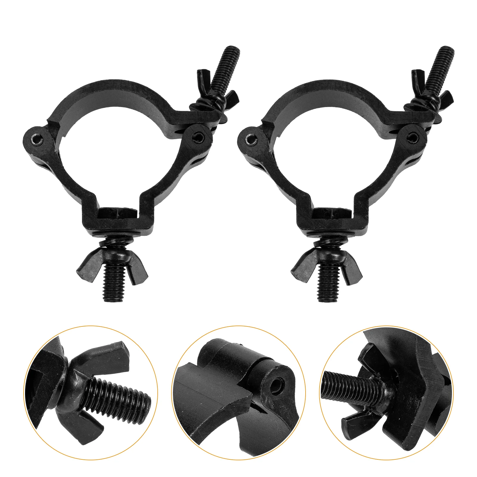 

2 Pcs L Brackets Heavy Duty Stage Light Hook Premium Clamps Moving-head Hooks Truss Headlamp Clips Sturdy
