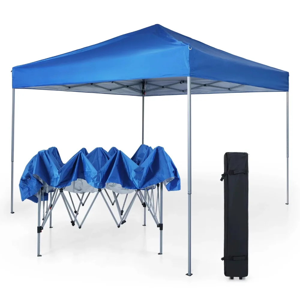 

10x10 FT Straight Leg Popup Canopy with Wheeled Carry Bag