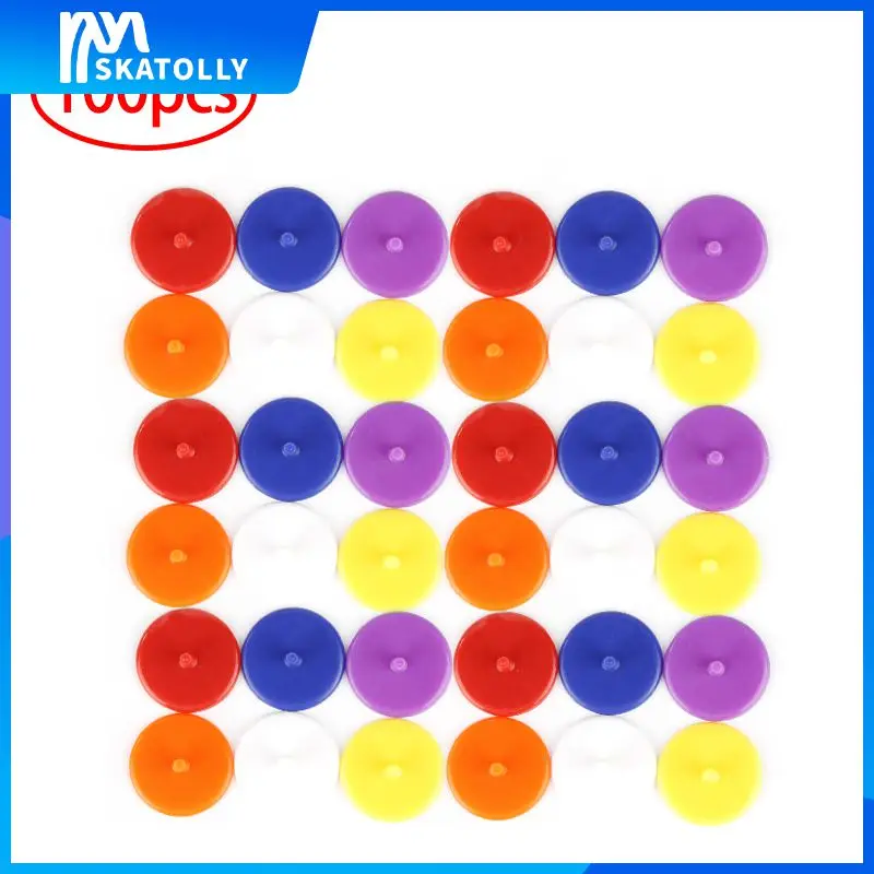

Плоский круглый пластиковый маркер для мяча для гольфа, 1-10 шт., 24 мм