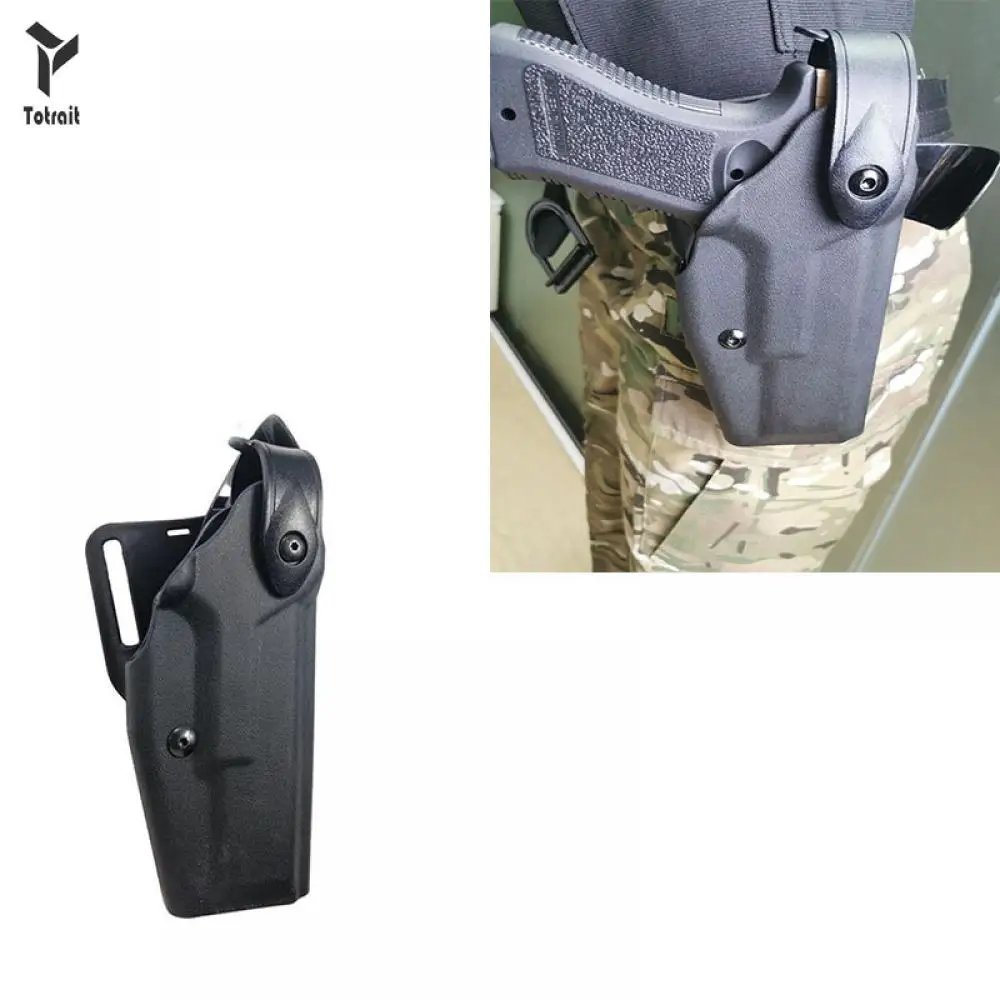 

Totrait Tatical High Quality Right Hand Waist Hanging Holster Belt For Glock17 Airsoft Pistol Case For Hunting Accessories