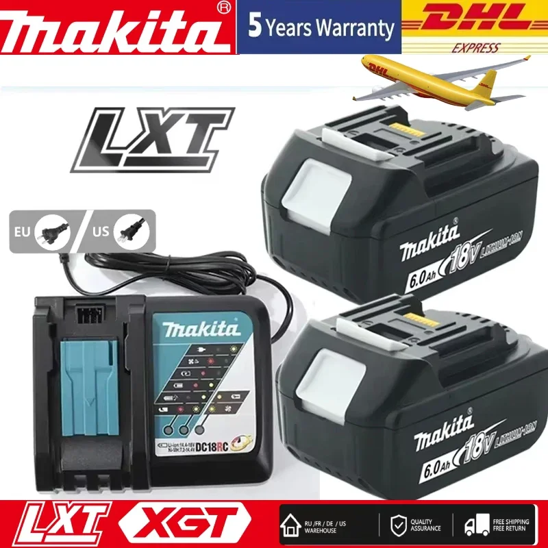Makita Original 18V 6000mAh Литий-ионный аккумулятор