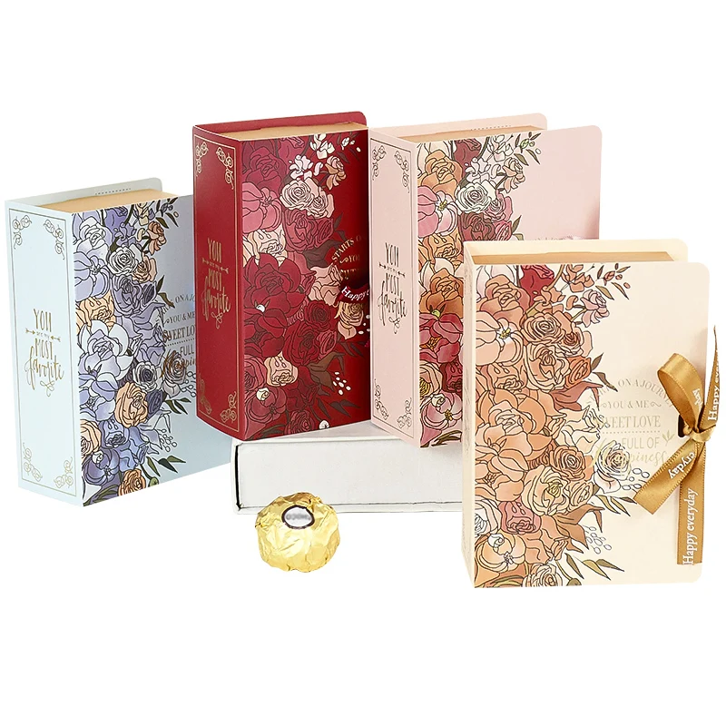 

5 шт. картонная подарочная коробка в форме книги YONGSNOW 13 см