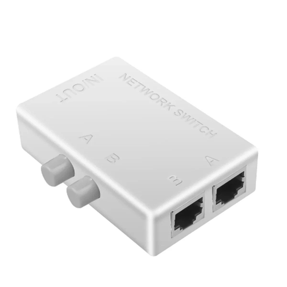 Сетевой коммутатор RJ45 2-портовый сетевой LAN Ethernet разветвитель двойной 2-полосный