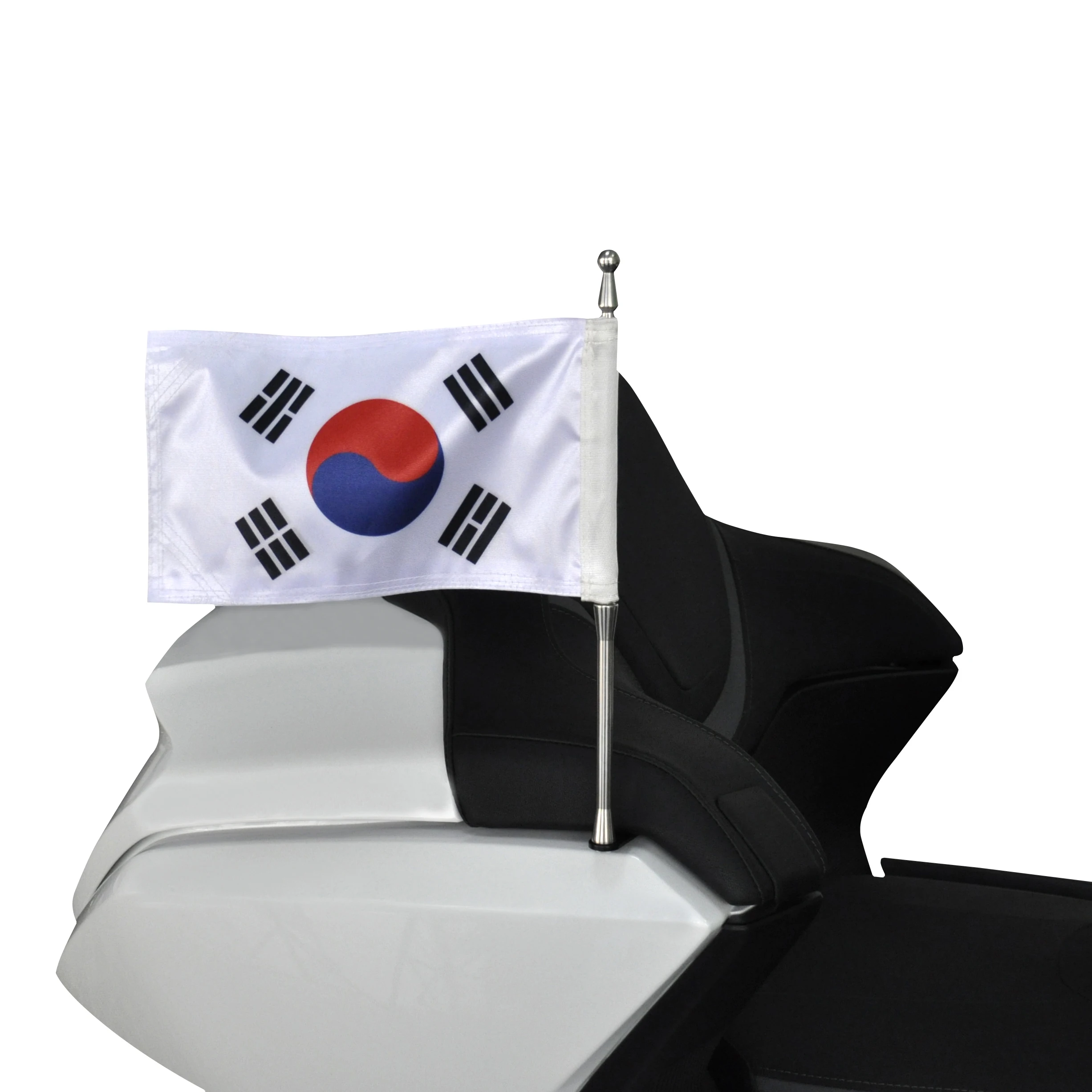 2021-2022 For Honda Goldwing 1800 GL1800 Motorcycle Rear Side Mount Luggage Pole Mount Flag South Korea Flags