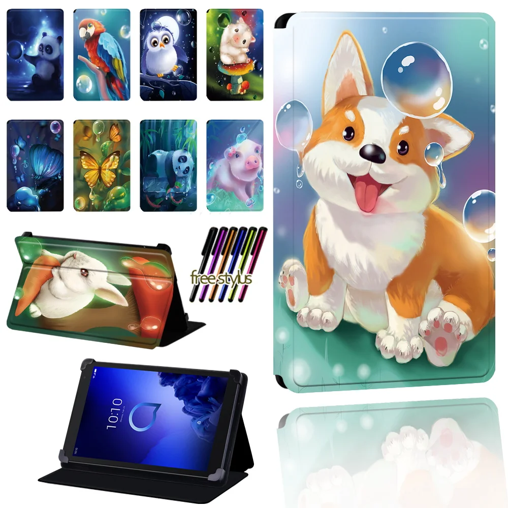 Animal Letter Case for Alcatel 1T 7 10/3T 8 10/A3 10 Tablet 