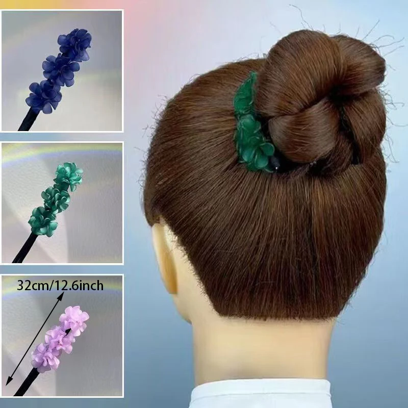 Зажим для волос в виде цветка волшебная заколка пучка Плойка укладки инструмент