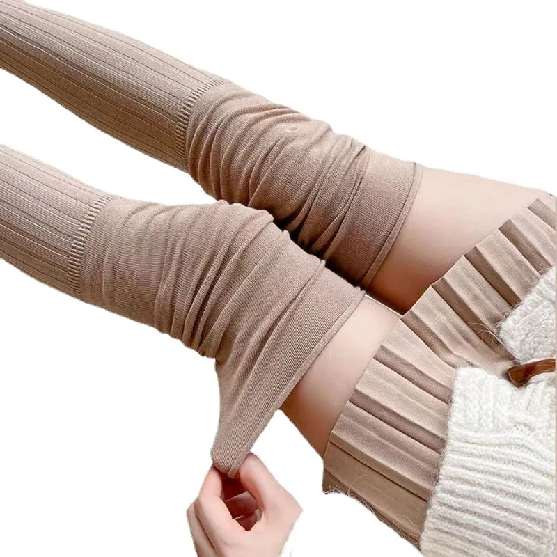 Sample Winter Stockings for Women New Solid Color Knee High Socks Female Black White Thigh High Long Socks Set 5 Pairs