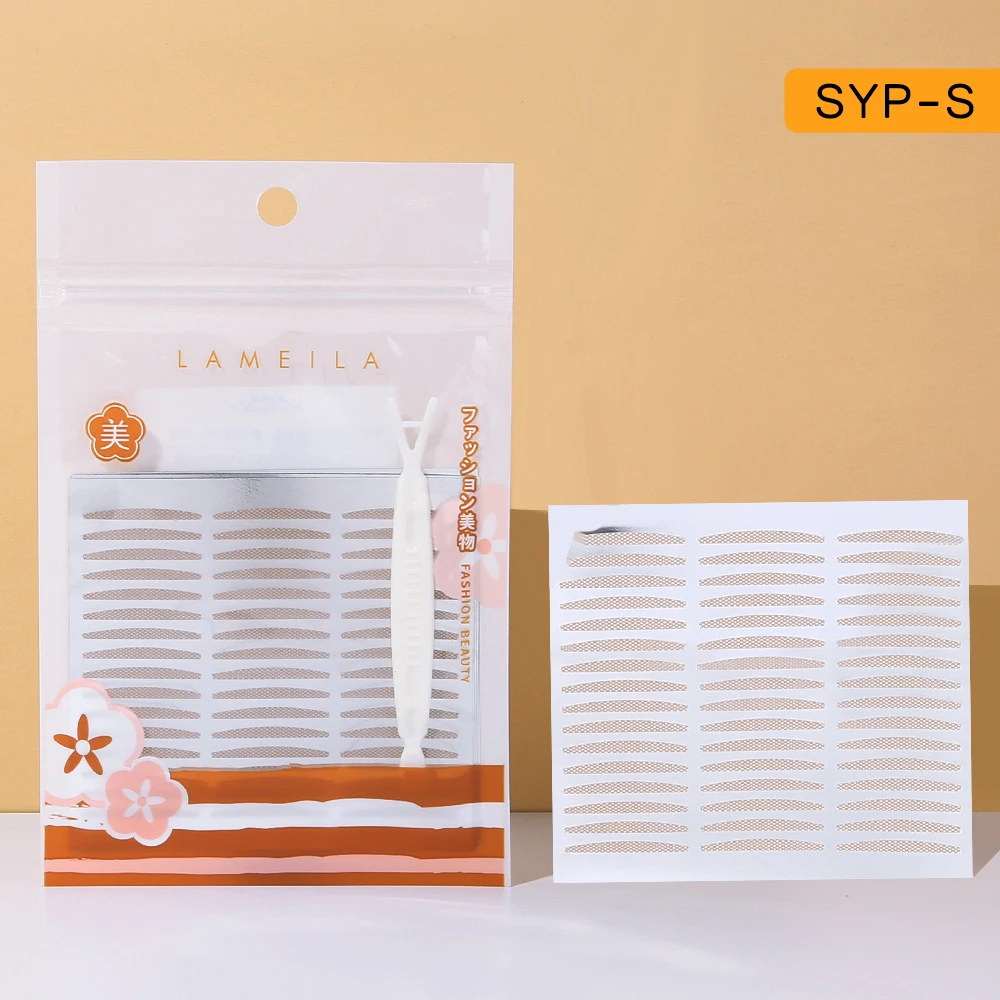 

LE 120pcs Invisible Fiber Double Lace Lift Strips Portable Side Adhesive Eyelid Stickers Transparent Eye Tapes Makeup Tools