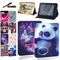 pu leather tablet stand cover for kindle paperwhite 4123 kindle 10th genkindle 8th gen foldable anti dust protective case
