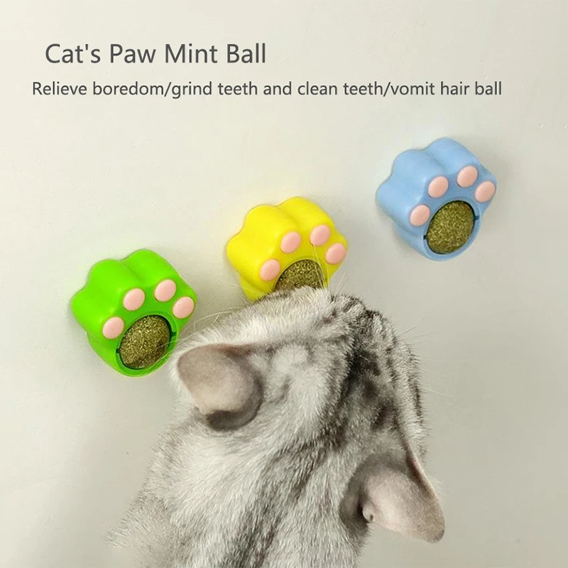 

1 шт., мяч для кошек и кошек, из кошачьей ьей шерсти