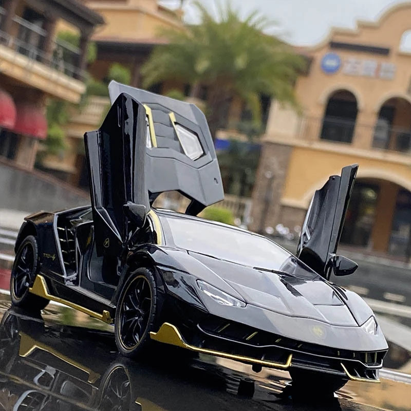 

1:32 Alloy LP770 750 Sports Car Model Diecasts & Toy Vehicles With Sound Light Super Racing Lifting Tail Pull Back Car Toys