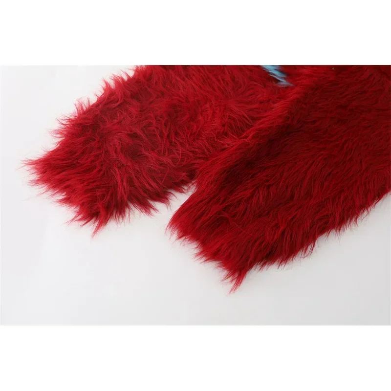 Gaganight женский высококачественный свитер с красной звездой осенне-зимний новый