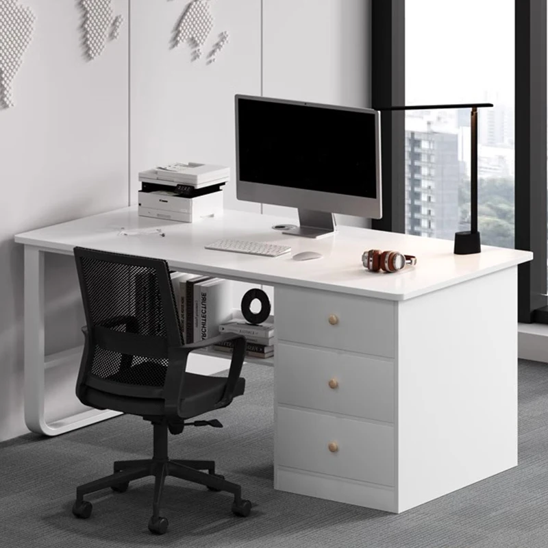 Mesa De oficina para ordenador portátil, mueble pequeño y moderno De madera...
