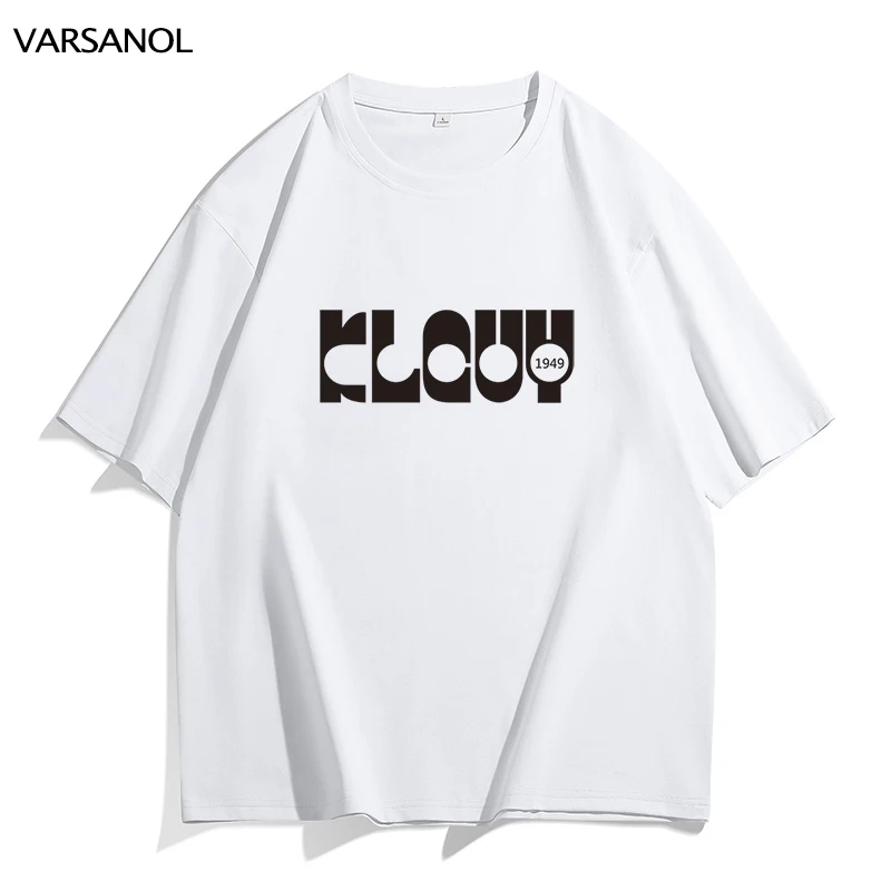 

VARSANOL 2023 Summer Print Mens T-shirt Clothing Casual Short Sleeve Top Tees Man O Neck T Shirts Homme Streetwear New T Shirts