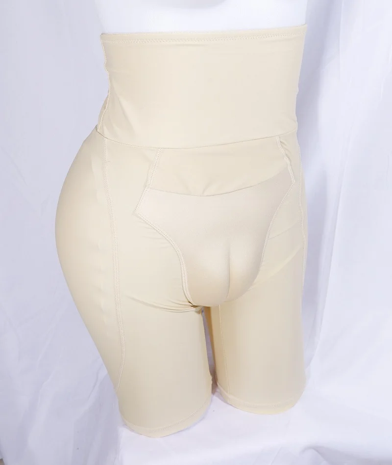 Men Hiding Gaff Panty Shaper Shorts High Waist Men Tummy Control Panties Buttocks Lifter Waist Trainer Slimming Boxers Underwear