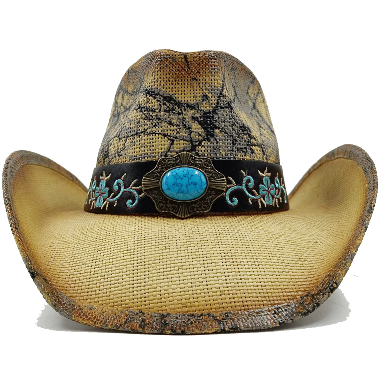 Ковбойская шляпа в западном стиле ретро соломенная новинка 2024 Мужская и Женская