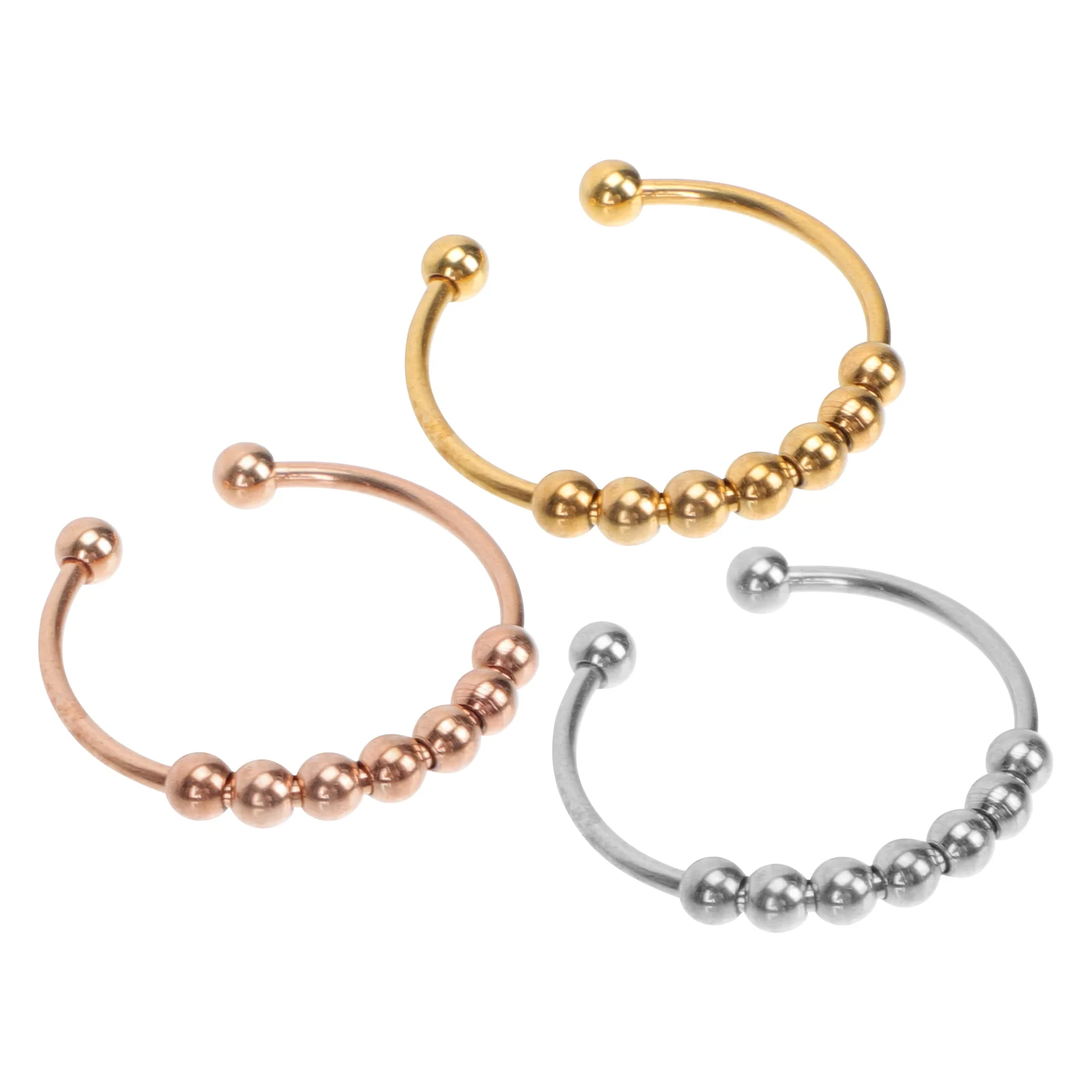 

3 шт., Винтажное кольцо-антистресс