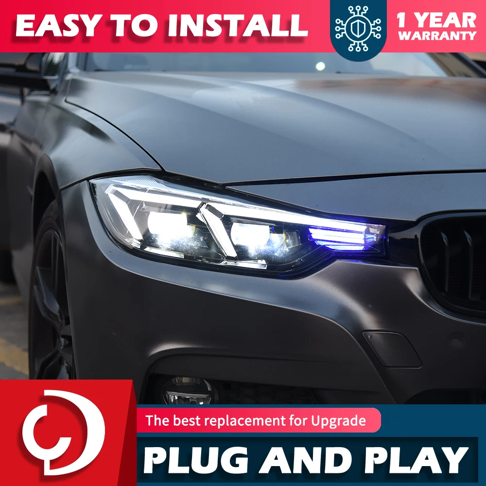 

Newest Design Headlight For BMW F30 F35 2013-2019 3 Series LED DRL Animation Turn Signal Bicofal Lens Front Lamp Assembly