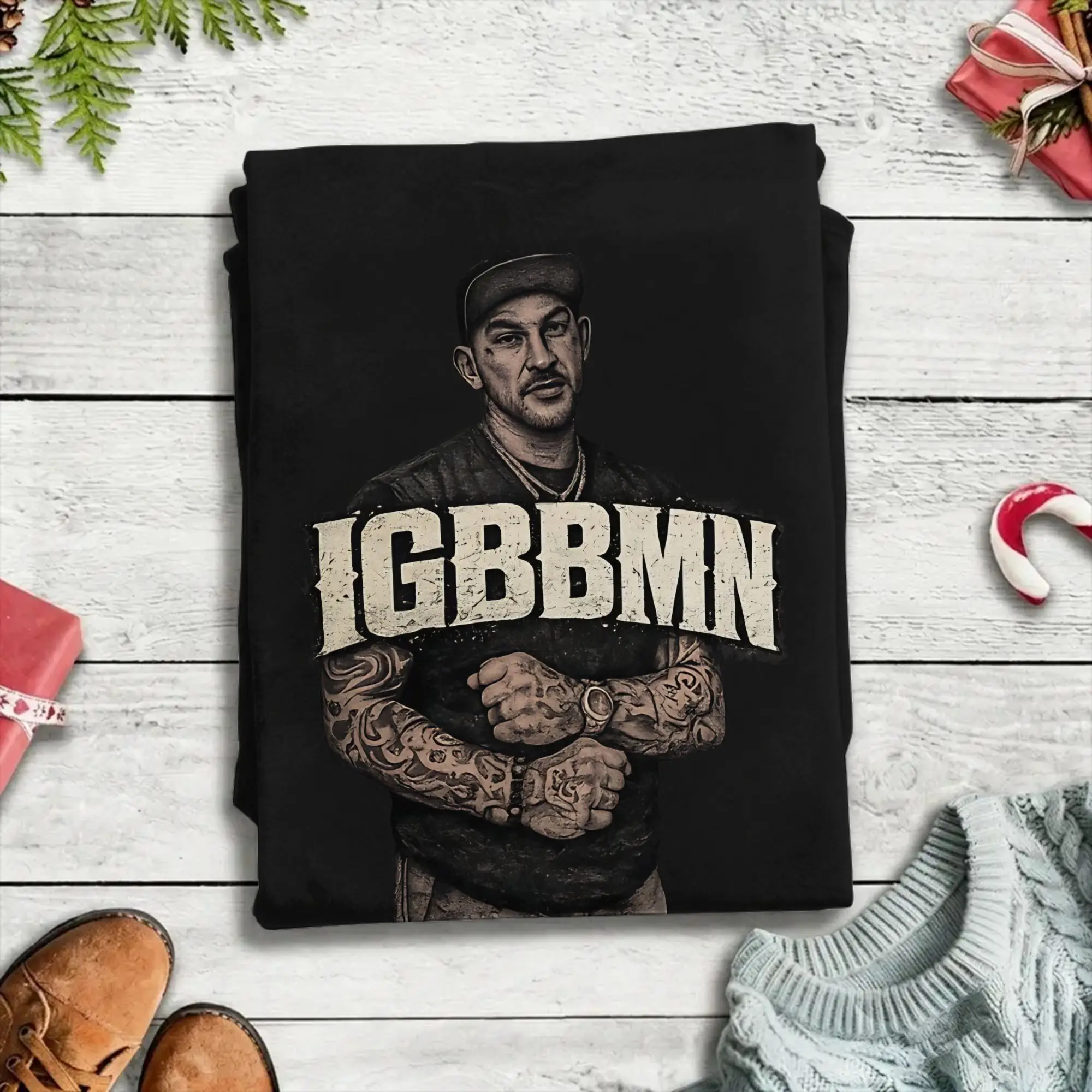 Фото Мужские футболки IGBBMN Its Gonna Be Bad My Ninja, рубашки для отдыха, футболки с короткими рукавами и круглым вырезом, 100% хлопок, новая коллекция одежды №4