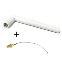 wifi antenna 2 4ghz 3dbi gain rp sma male omni rp sma female to u flipx connector cable 15cm