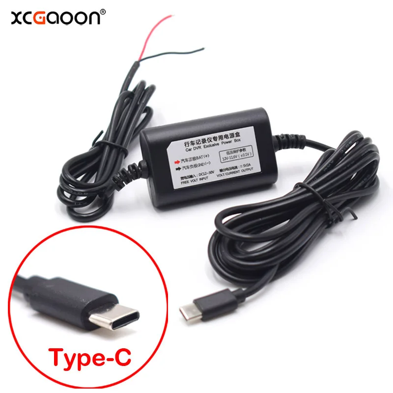 Автомобильный модуль преобразователя постоянного тока, вход 12 В, 24 В, выход 5 В, 3,1 а с кабелем USB Type-C PD метра, защита от низкого напряжения