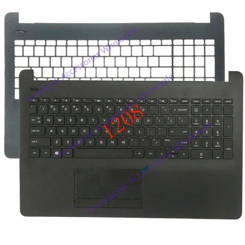 Фото WW для HP 15-bw 15-bs TPN-C129 C130 250 255 G6, чехол для подставки для рук ноутбука, верхняя крышка, клавиатура №1