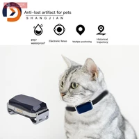 smart gps tracker collar for dog cat child phone anti lost ip67 waterproof agps lbs wifi locator alarm key finder equipment