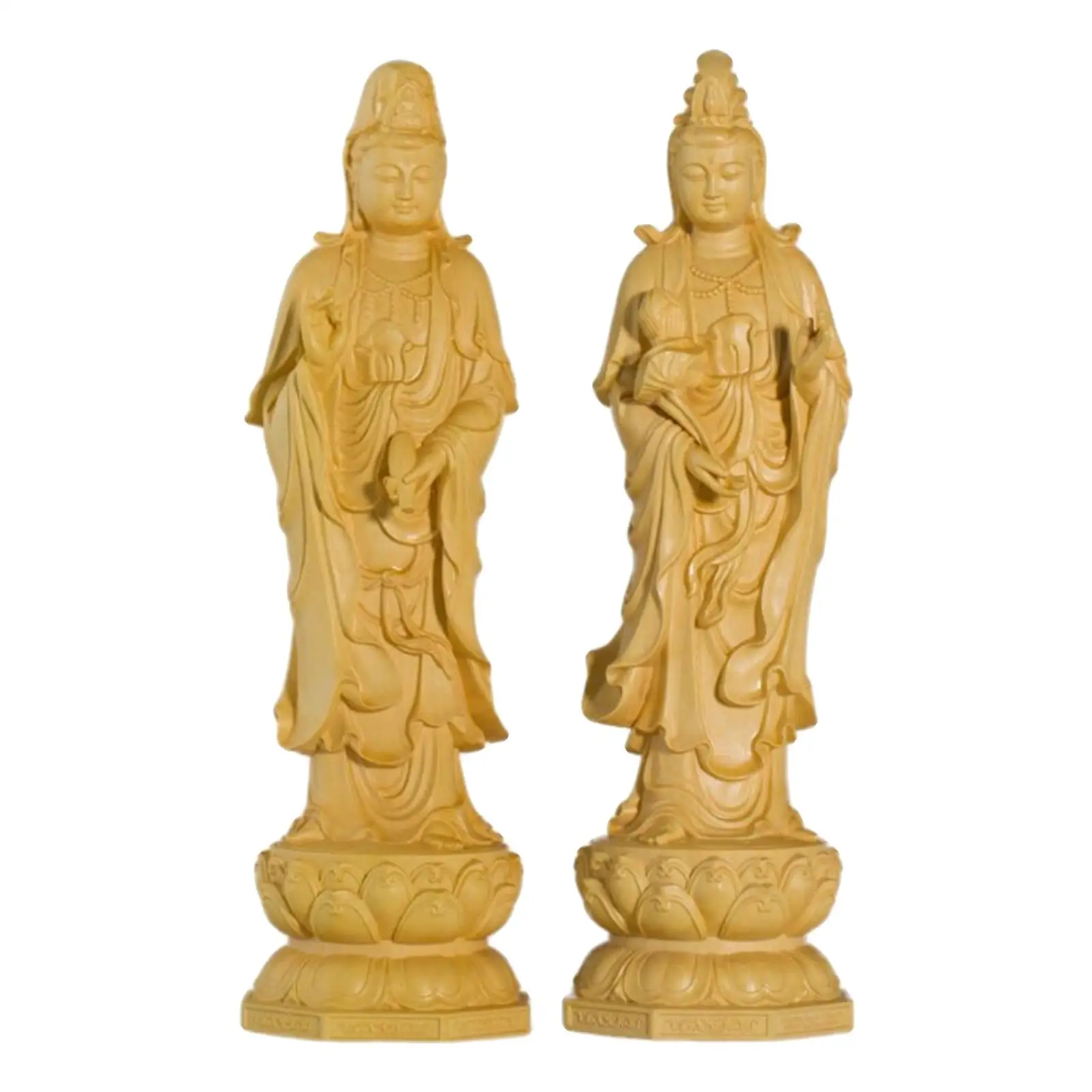 

Unique Guanyin Statue Handicraft Housewarming Gifts Feng Shui Collectibles for Tabletop Tea House Bedroom Living Room Decoration