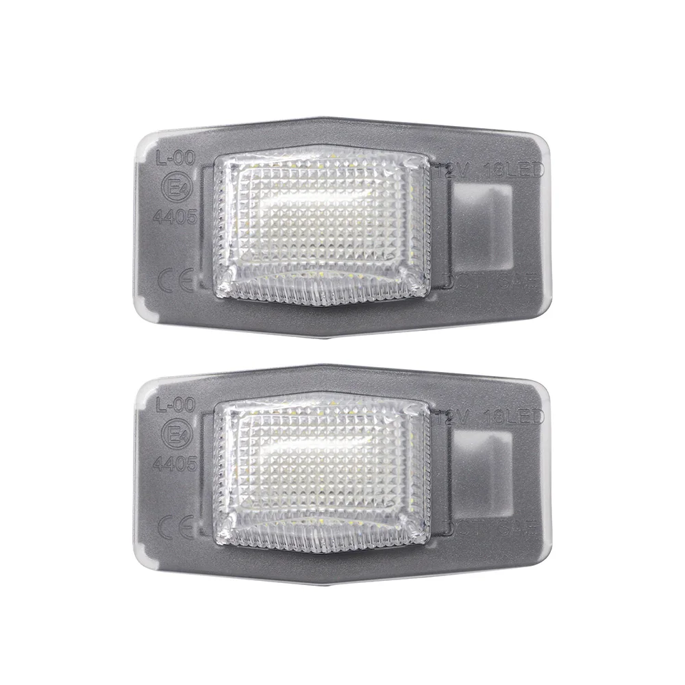 

2 шт. светодиодная лампа номерного знака для Ford Escape 2001 2002 2003 2004 2006 2007 12 В автомобильная задняя лампа номерного знака без ошибки