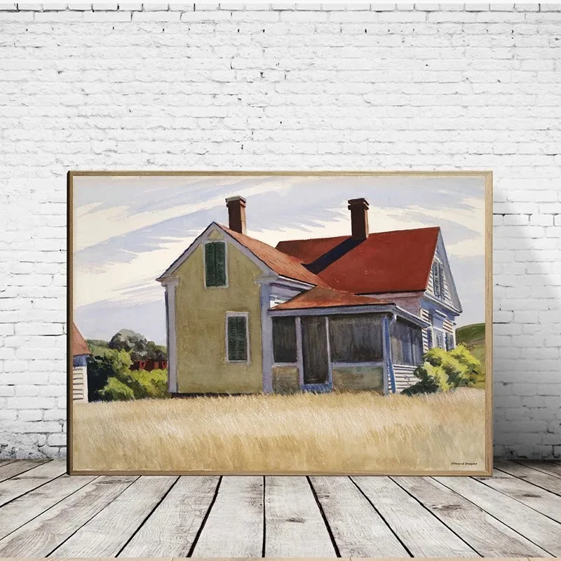 Эдвард Хоппер реалистичный художественный постер природный ландшафт фотообои