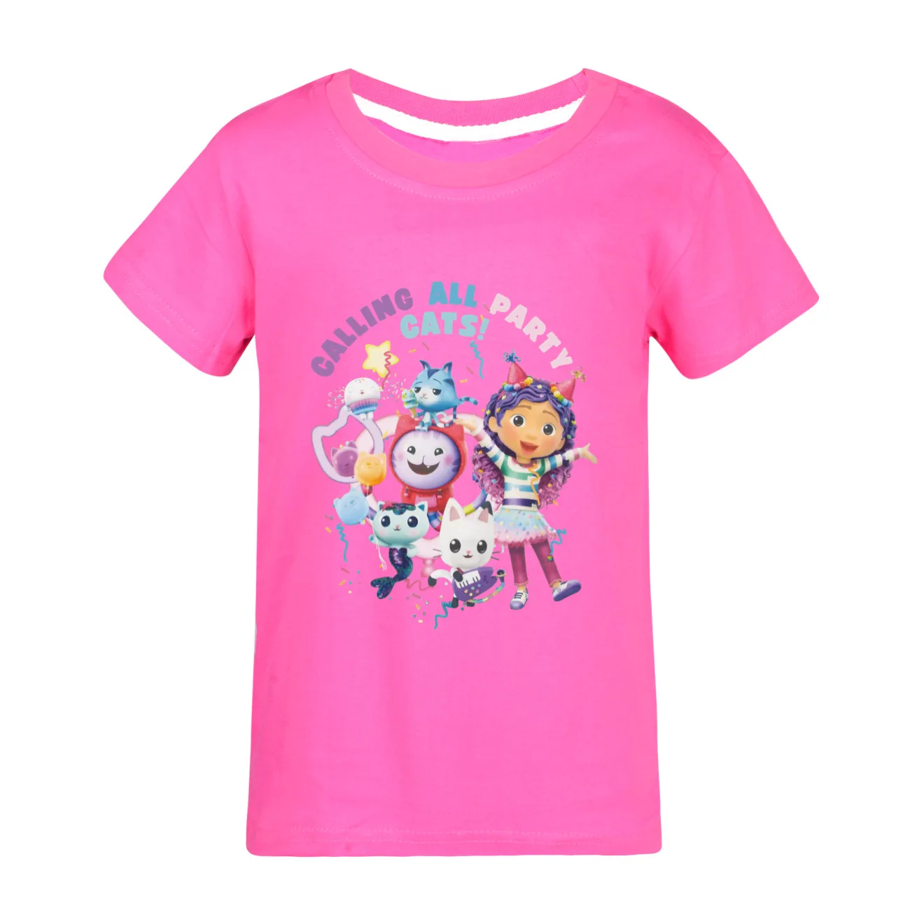 Футболка Gabby Doll House детская летняя одежда 2024 футболка Gabbys Cats для маленьких