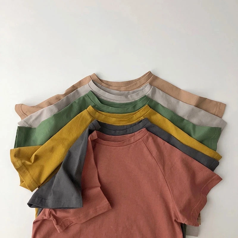 

Summer Children's T-shirt 2023 Children's New Short Sleeve Shirts for Men and Women