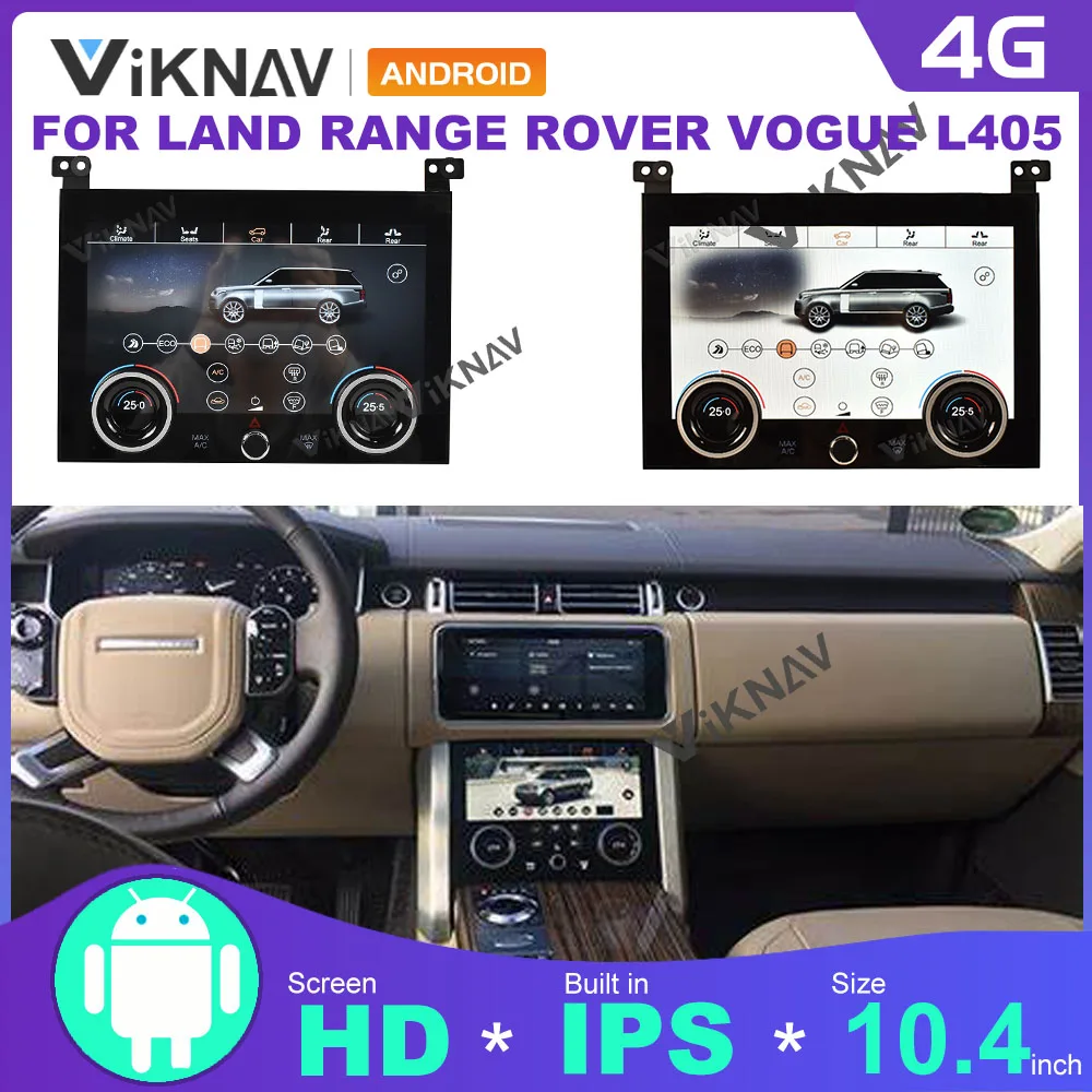 

10.4Inch Air Conditioning Board Touch LCD Screen Condition Control support DVD Play For Land Range Rover Vogue L405 2013-2017