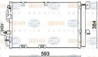 

8 FC351301224 радиатор для внутреннего кондиционера ASTRA G ZAFIRA 2003