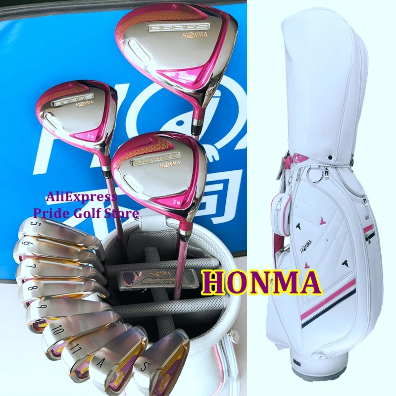 

2022 Brand new HONMA Beres S-07 4 star golf club irons Women's Golf Club complete Set 11.5 L Flex with headcover