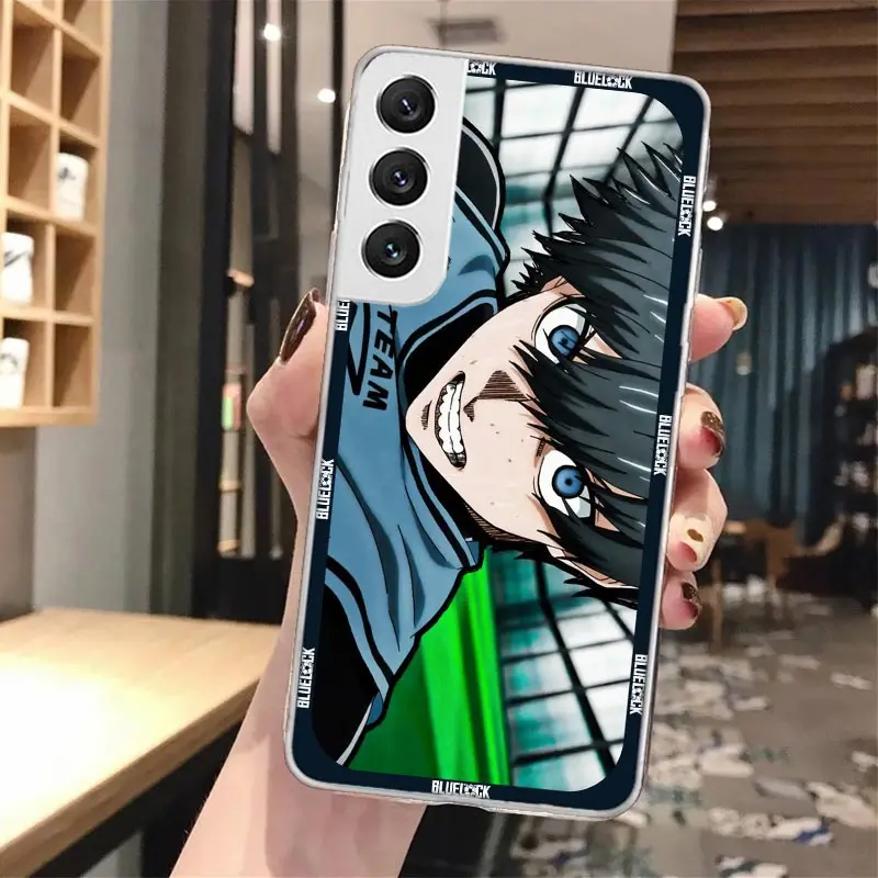 Японский аниме синий замок мягкий чехол для телефона Samsung Galaxy S24 S23 S22 Ultra S21 Plus S20 FE
